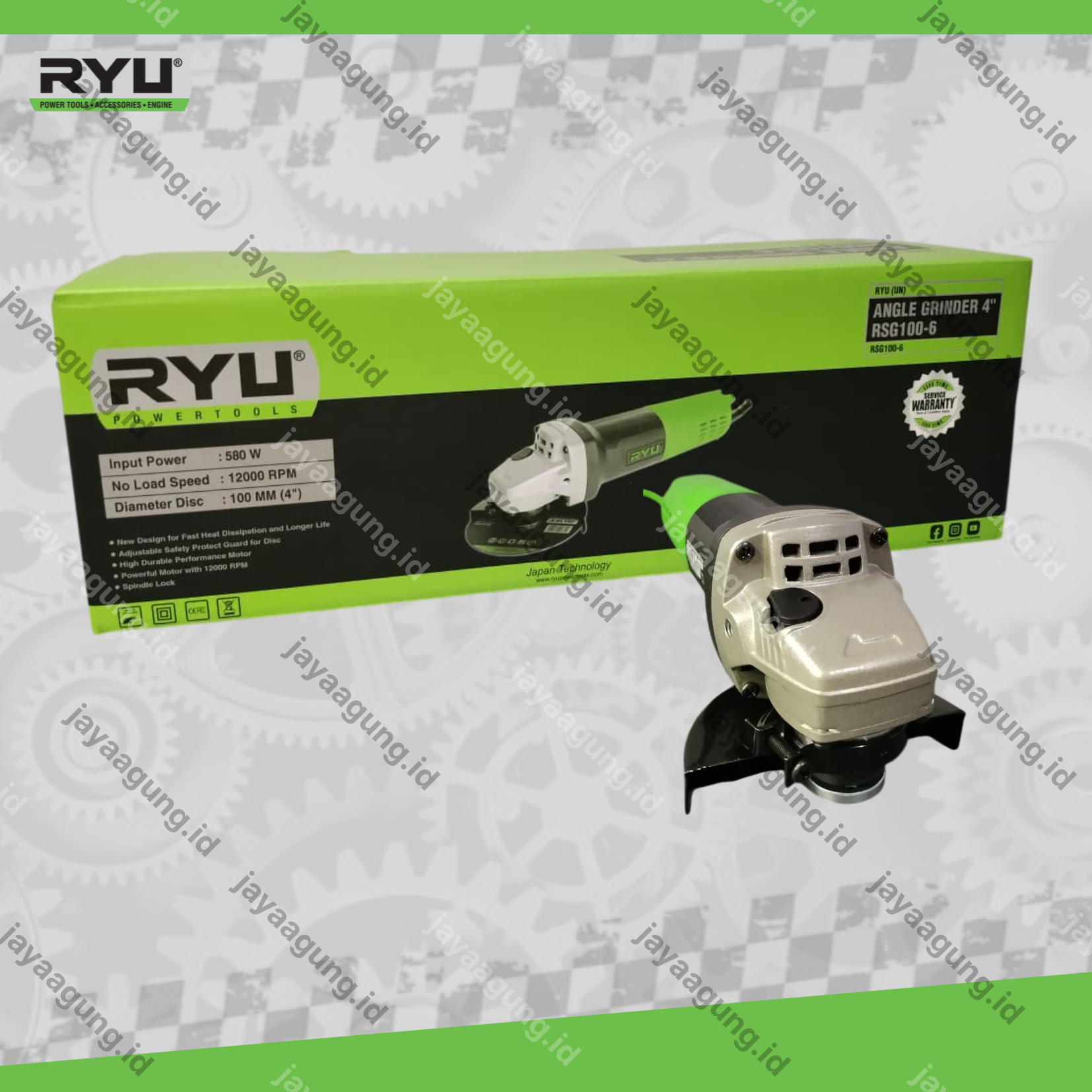 Gambar GERINDA RYU 4" RSG 100-6 ke-4