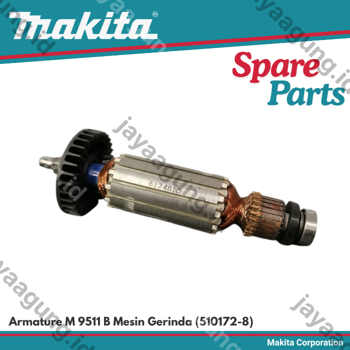 ARMATURE MAKITA M 9511B/MT 963 (510172-8)