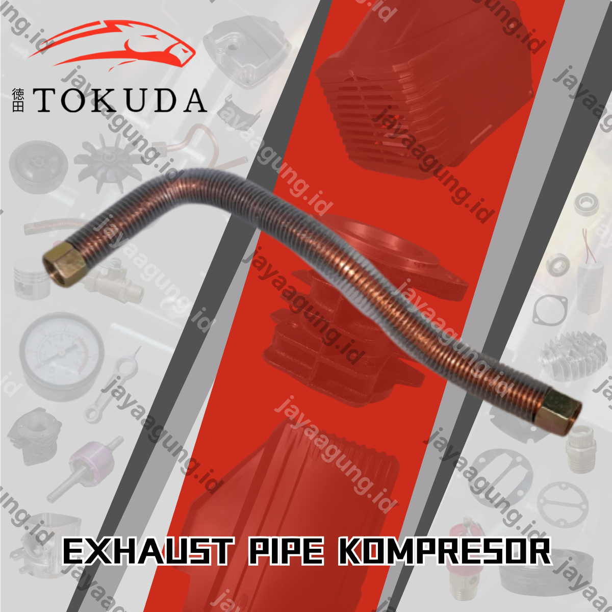 SP. COMP EXHAUSET PIPE NUT 0.75HP (67)