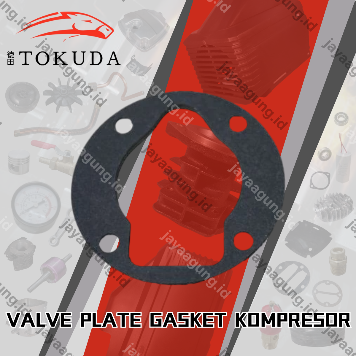 SP. COMP VALVE PLATE GASKET 0.75HP (25)