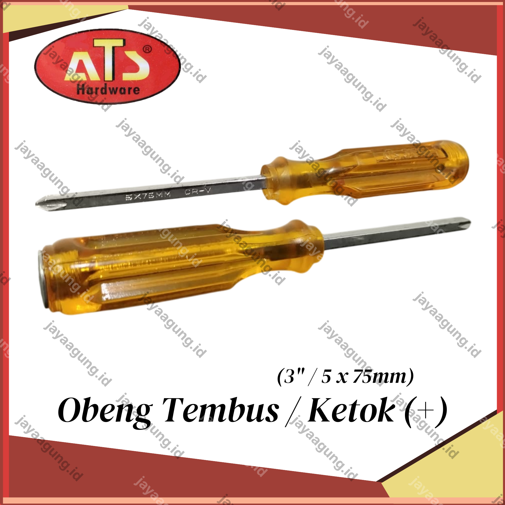 OBENG TEMBUS / KETOK ATS 3"(-)**
