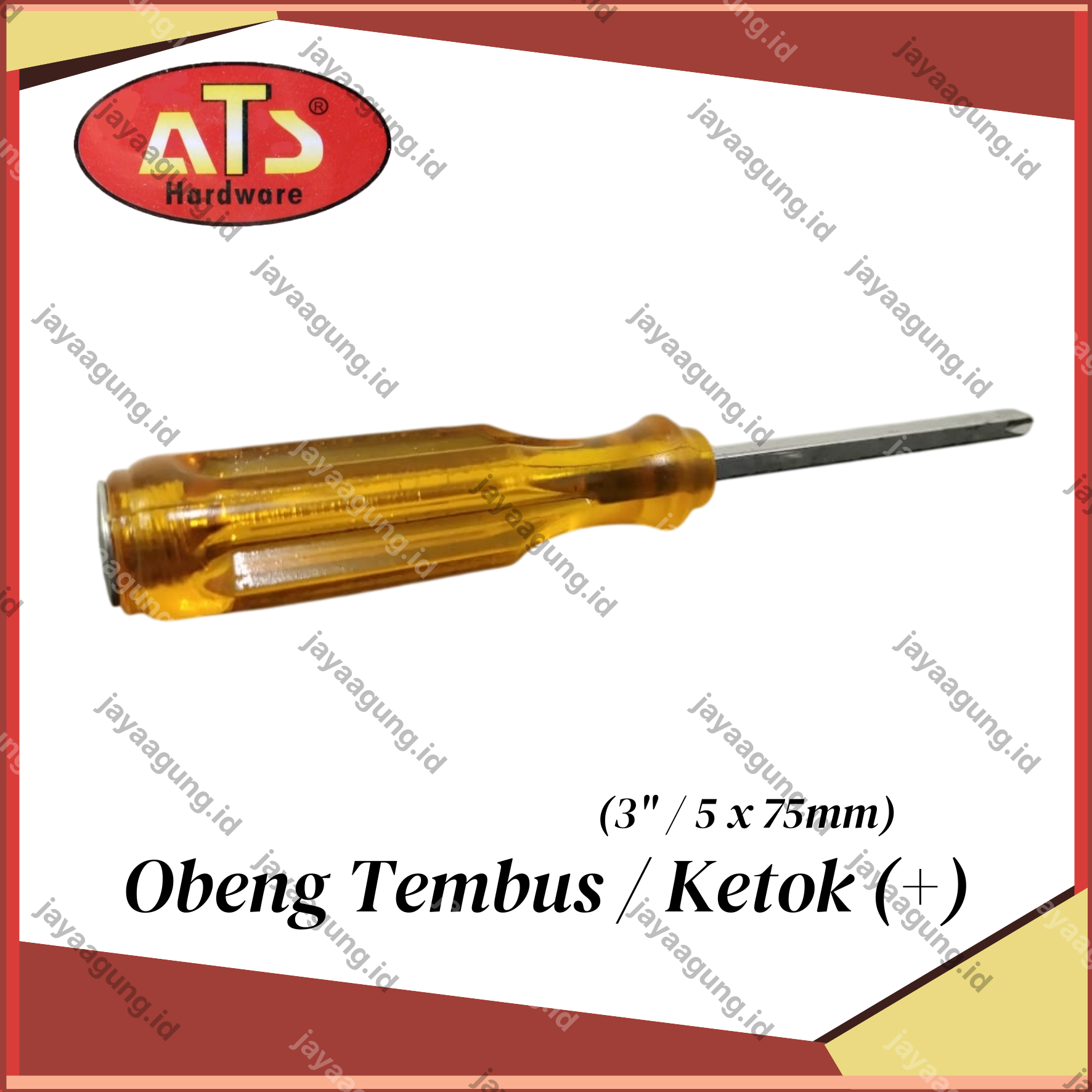 Gambar OBENG TEMBUS / KETOK ATS 3"(-)** ke-3