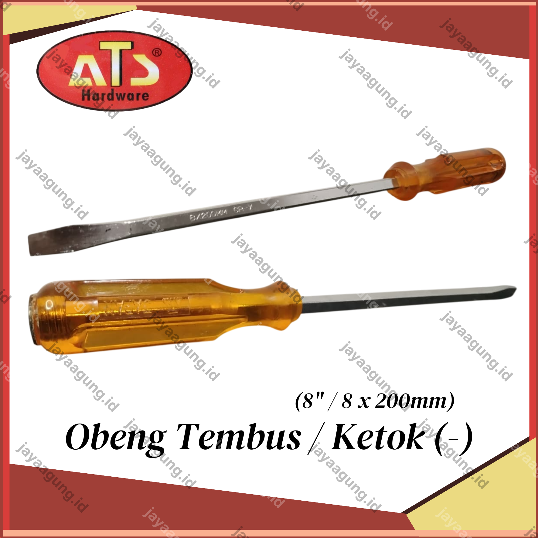 OBENG TEMBUS / KETOK ATS 8"(-)**