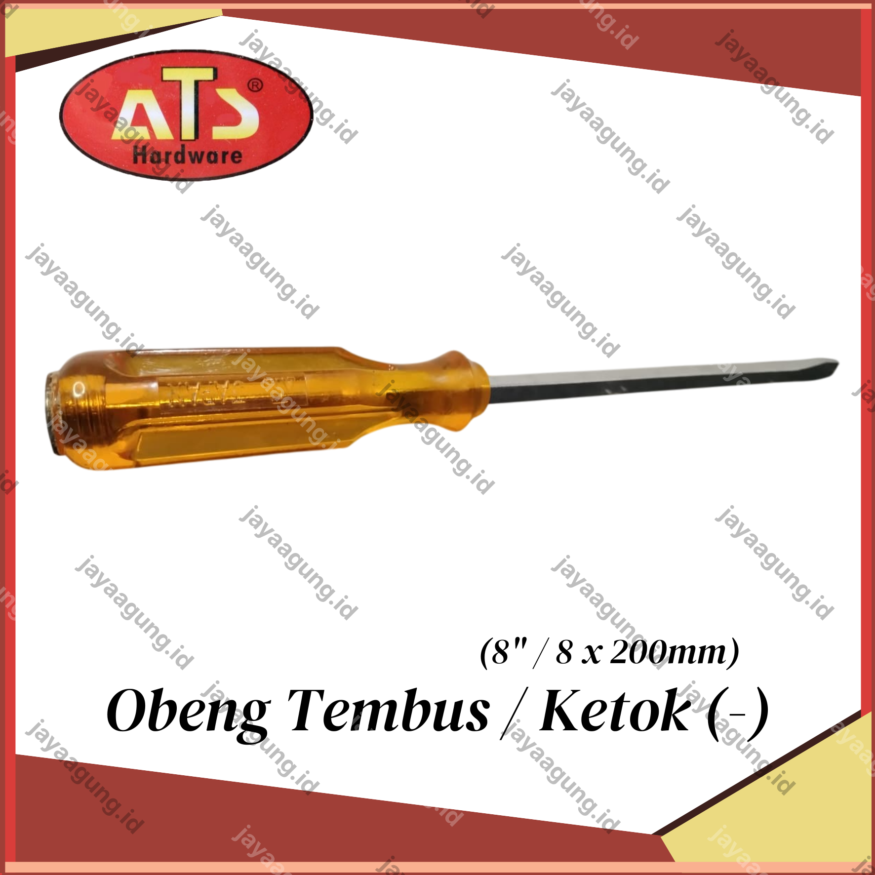 Gambar OBENG TEMBUS / KETOK ATS 8"(-)** ke-3