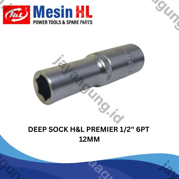 DEEP SOCK H&L PREMIER 1/2" 6PT 12MM (HHTS0035)