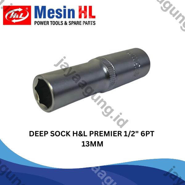 DEEP SOCK H&L PREMIER 1/2" 6PT 13MM (HHTS0036)