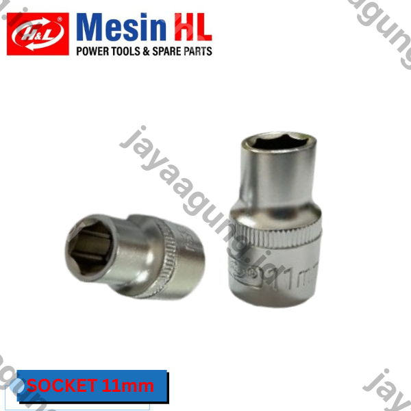 SOCK DR 1/2" H&L PREMIER 6PT 11MM (HHTS0010)