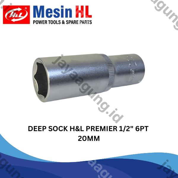 DEEP SOCK H&L PREMIER 1/2" 6PT 20MM (HHTS0043)