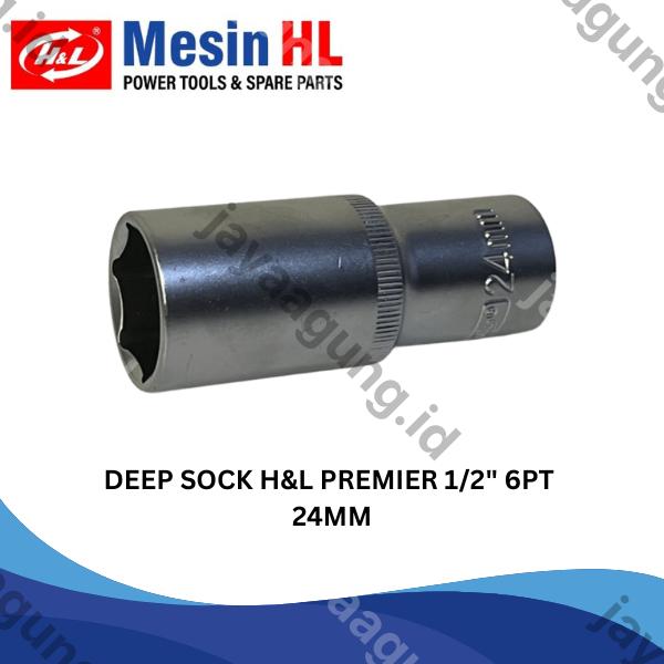 DEEP SOCK H&L PREMIER 1/2" 6PT 24MM (HHTS0047)