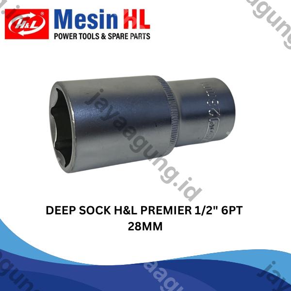 DEEP SOCK H&L PREMIER 1/2" 6PT 28MM (HHTS0051)
