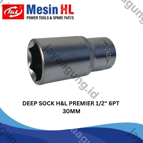 DEEP SOCK H&L PREMIER 1/2" 6PT 30MM (HHTS0053)