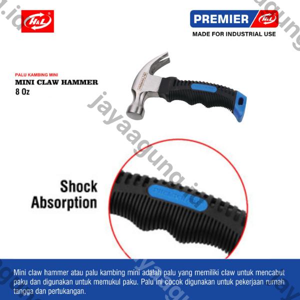 Gambar PALU KAMBING MINI H&L PREMIER 8OZ (HHTM0003) ke-3