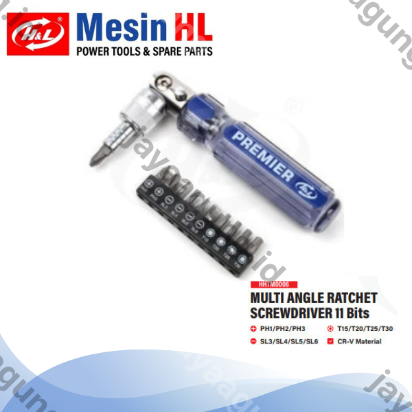 OBENG MULTI RATCHET H&L 11 BITS HHTM0006