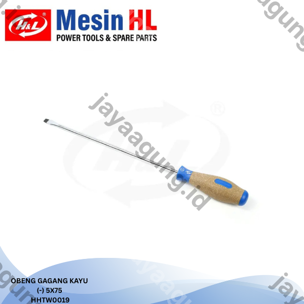 OBENG GAGANG KAYU H&L 5X75(-) HHTW0019