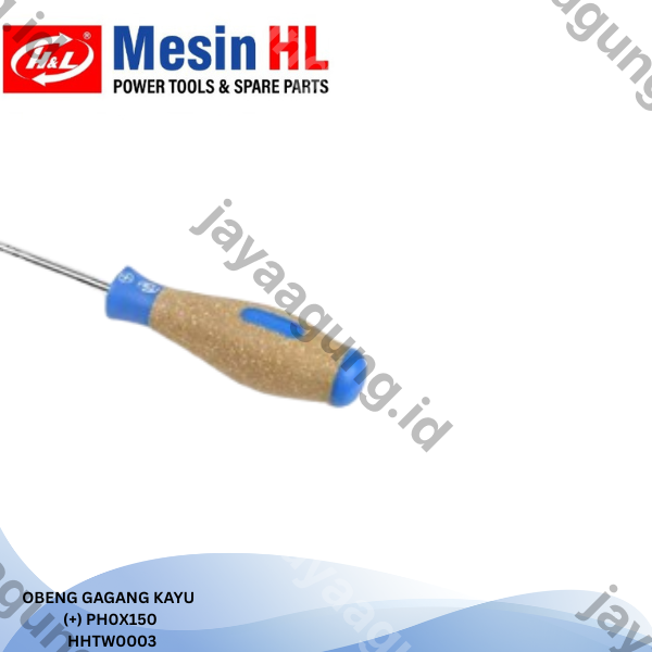 Gambar OBENG GAGANG KAYU H&L PH0X150(+) HHTW0003 ke-4