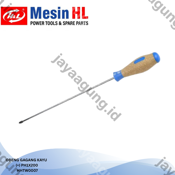 OBENG GAGANG KAYU H&L PH1X200(+) HHTW0007