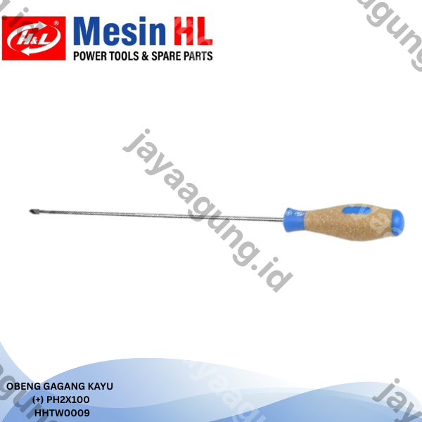 OBENG GAGANG KAYU H&L PH2X100(+) HHTW0009