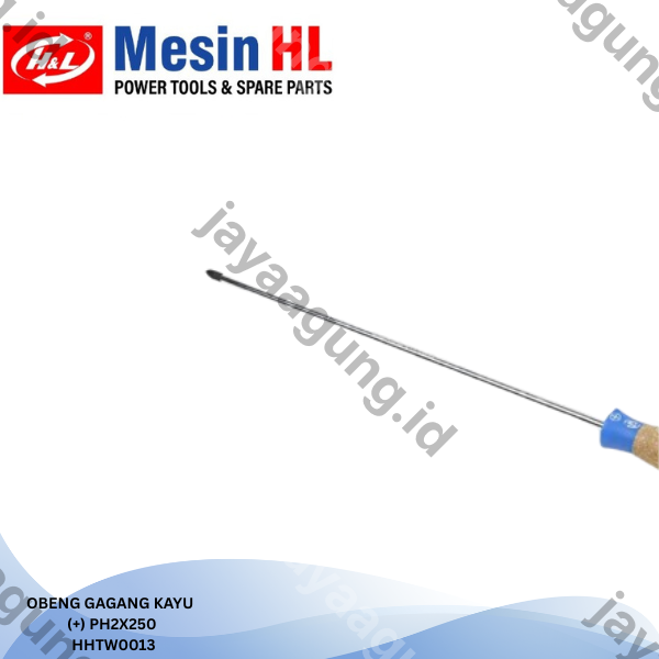 Gambar OBENG GAGANG KAYU H&L PH2X250(+) HHTW0013 ke-3