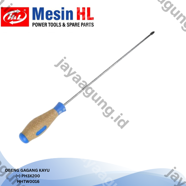 OBENG GAGANG KAYU H&L PH3X200(+) HHTW0016