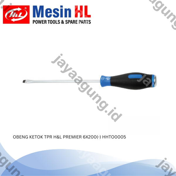 Gambar OBENG KETOK TPR H&L PREMIER 6X200(-) HHTO0005 ke-2