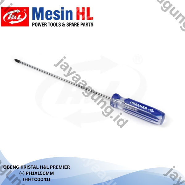 Gambar OBENG KRISTAL H&L PREMIER (+)PH1X150MM (HHTC0041) ke-2
