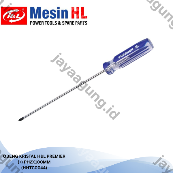 OBENG KRISTAL H&L PREMIER (+)PH2X100MM (HHTC0044)