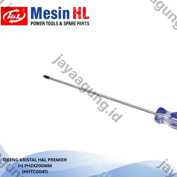 Gambar OBENG KRISTAL H&L PREMIER (+)PH2X200MM (HHTC0047) ke-3