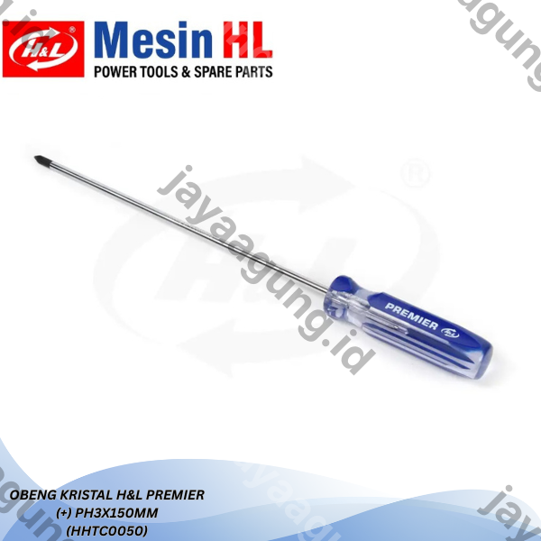 Gambar OBENG KRISTAL H&L PREMIER (+)PH3X150MM (HHTC0050) ke-2