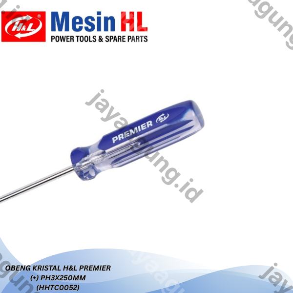 Gambar OBENG KRISTAL H&L PREMIER (+)PH3X250MM (HHTC0052) ke-4
