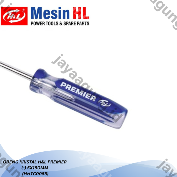 Gambar OBENG KRISTAL H&L PREMIER (-)5X150MM (HHTC0055) ke-4