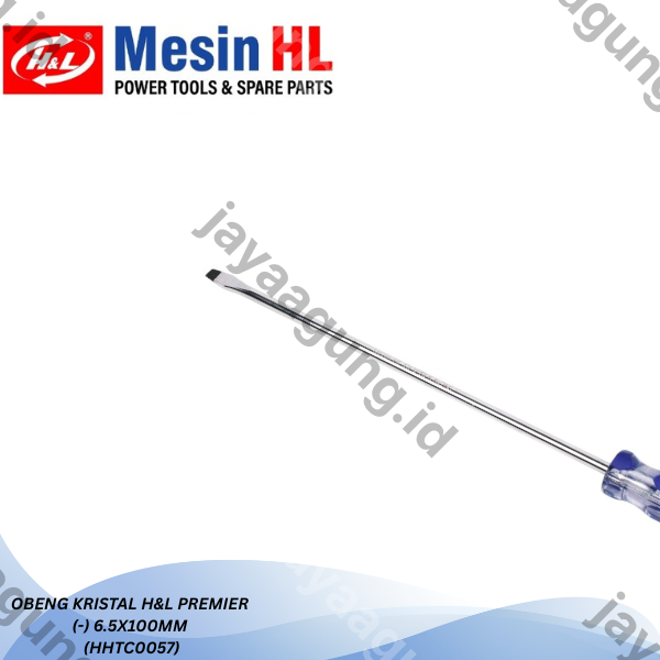 Gambar OBENG KRISTAL H&L PREMIER (-)6.5X100MM (HHTC0057) ke-3