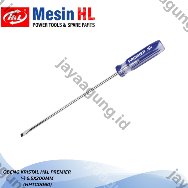 Gambar OBENG KRISTAL H&L PREMIER (-)6.5X200 (HHTC0060) ke-2