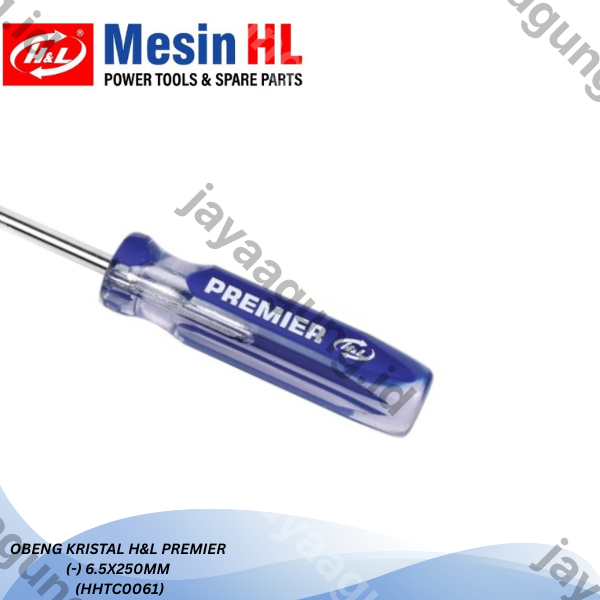 Gambar OBENG KRISTAL H&L PREMIER (-)6.5X250MM (HHTC0061) ke-4