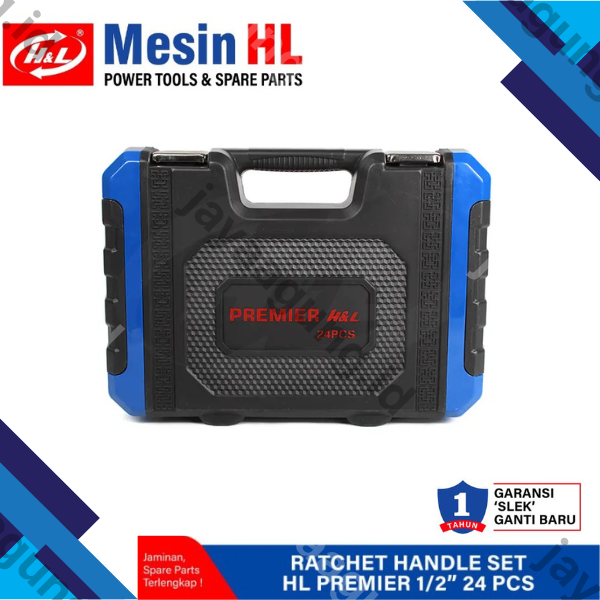 Gambar RATCHET HANDLE SET H&L 1/2" 24PCS HL72T24 ke-3