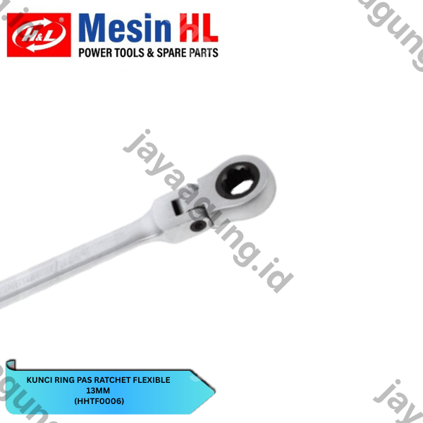 Gambar KUNCI RING PAS RATCHET FLEX H&L 13MM (HHTF0006) ke-3