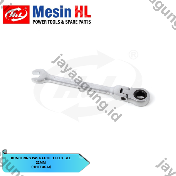 Gambar KUNCI RING PAS RATCHET FLEX H&L 22MM (HHTF0013) ke-2