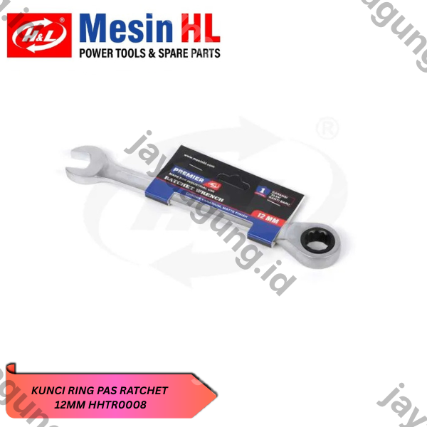 KUNCI RING PAS RATCHET H&L 12MM HHTR0008