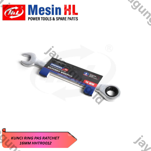 KUNCI RING PAS RATCHET H&L 16MM HHTR0012