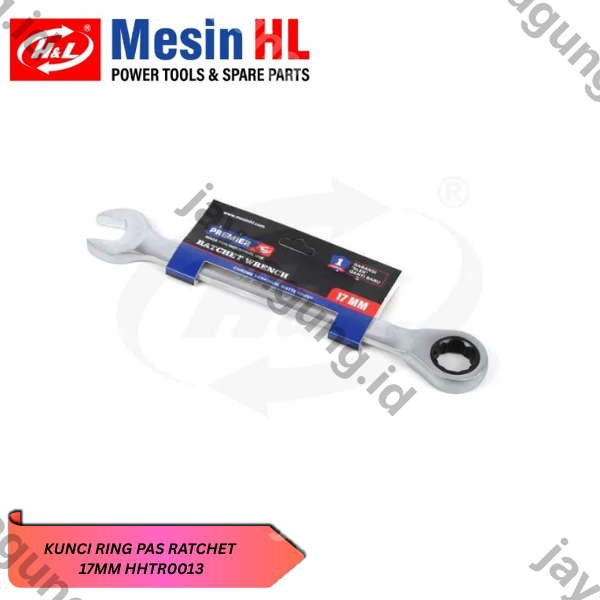 KUNCI RING PAS RATCHET H&L 17MM HHTR0013