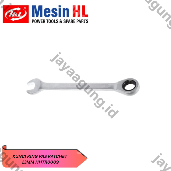 Gambar KUNCI RING PAS RATCHET H&L 13MM HHTR0009 ke-2
