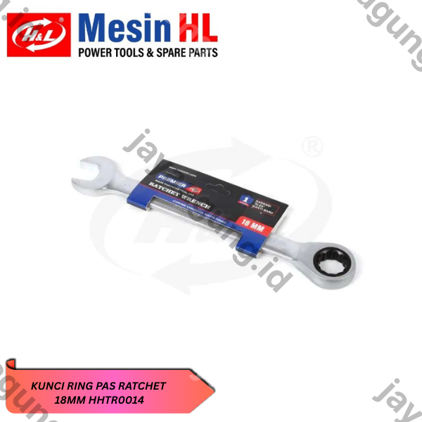 KUNCI RING PAS RATCHET H&L 18MM HHTR0014