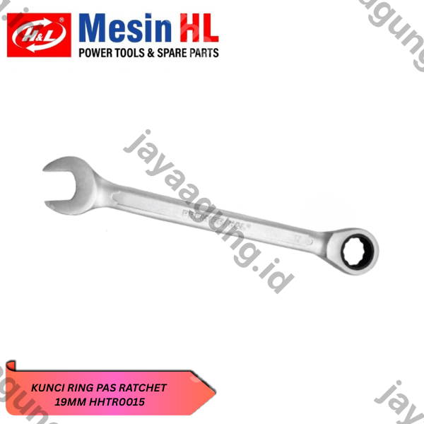 KUNCI RING PAS RATCHET H&L 19MM HHTR0015