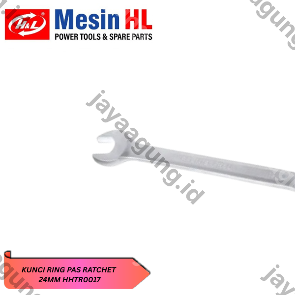 Gambar KUNCI RING PAS RATCHET H&L 24MM HHTR0017 ke-3