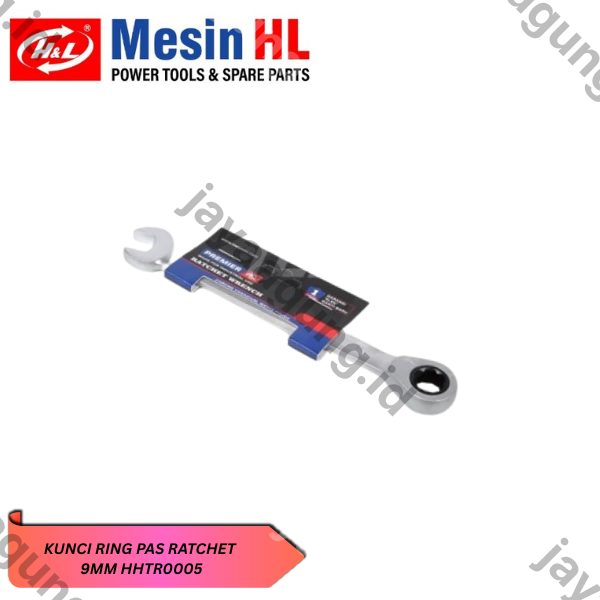 Gambar KUNCI RING PAS RATCHET H&L 09MM HHTR0005 ke-2