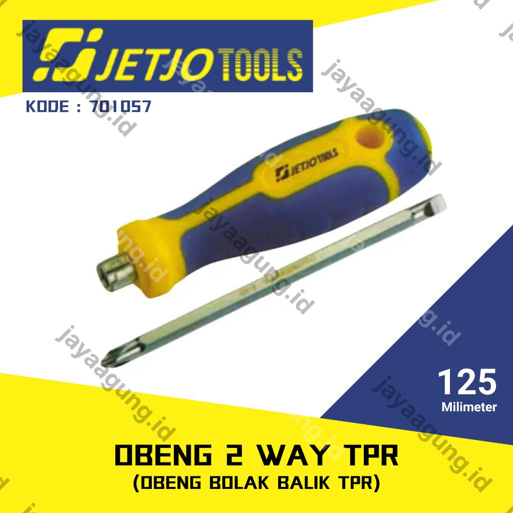 OBENG BOLAK BALIK TPR JETJO 125MM 701057