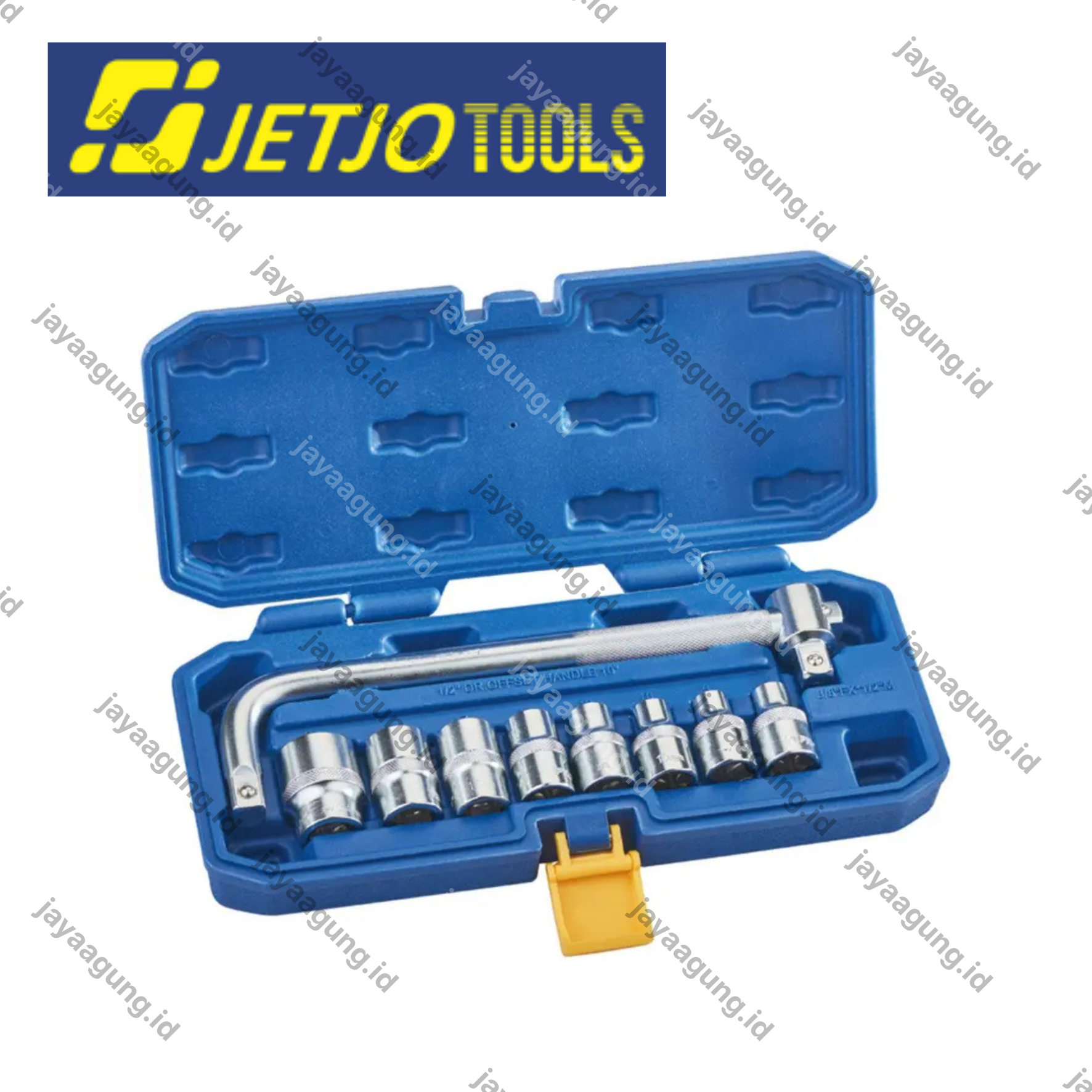 Gambar SOCK SET 1/2" 12PT JETJO 10PCS 200705 ke-2