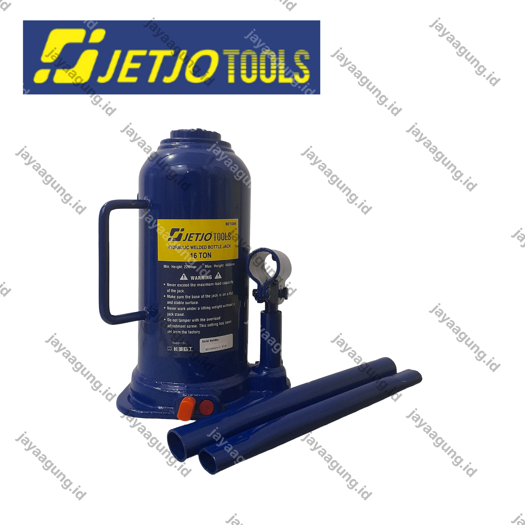 Gambar DONGKRAK BOTOL JETJO 16T JJT-801045 ke-2