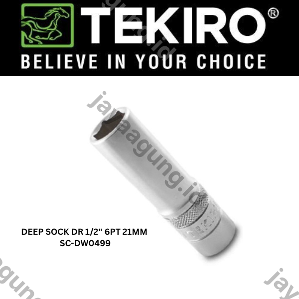 DEEP SOCK TEKIRO DR 1/2" 6PT 21MM SC-DW0499