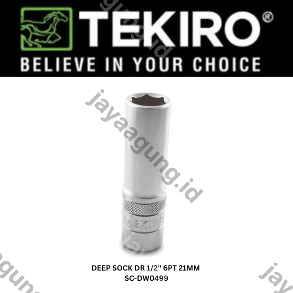Gambar DEEP SOCK TEKIRO DR 1/2" 6PT 21MM SC-DW0499 ke-2