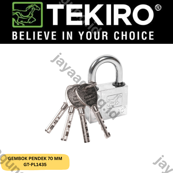 Gambar GEMBOK BESI TEKIRO PDK 70MM GT-PL1435 ke-2
